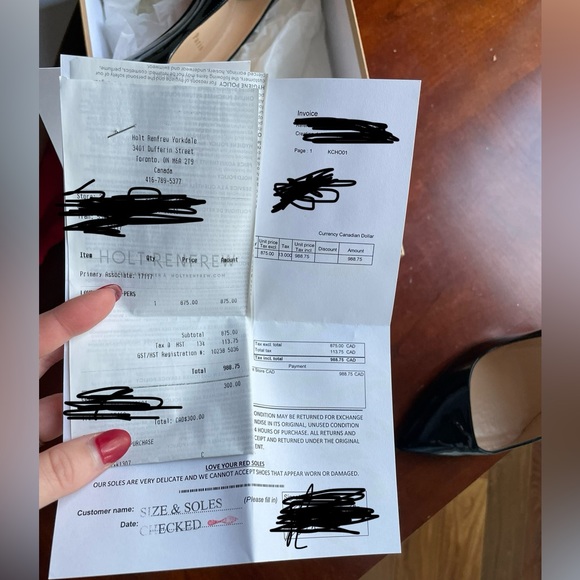 Christian Louboutin Heels | Authentic | size 37.5 | Corneille 100 Patent - Picture 7 of 7